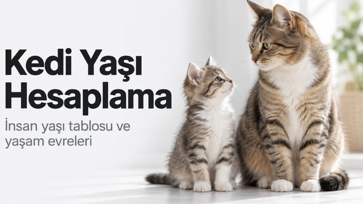 Kedi Yaşı Hesaplama: İnsan Yaşı Tablosu ve Yaşam Evreleri