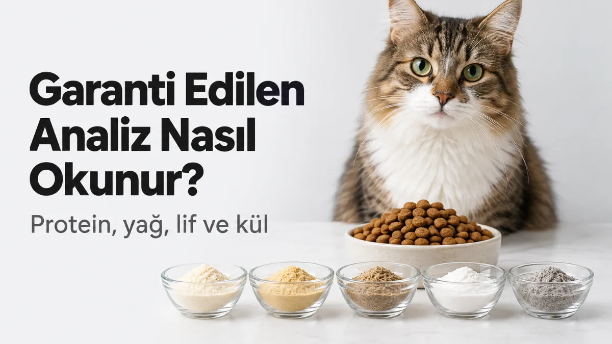 Garanti edilen analiz nasıl okunur? Protein, yağ, lif, kül