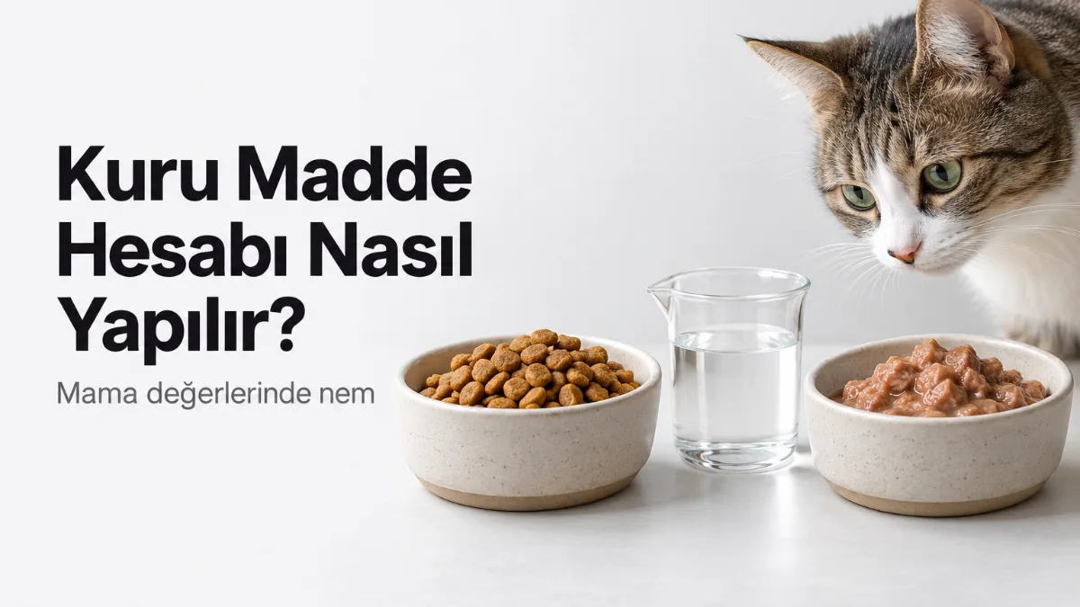Kuru madde hesabı nasıl yapılır? Mama değerlerinde nem
