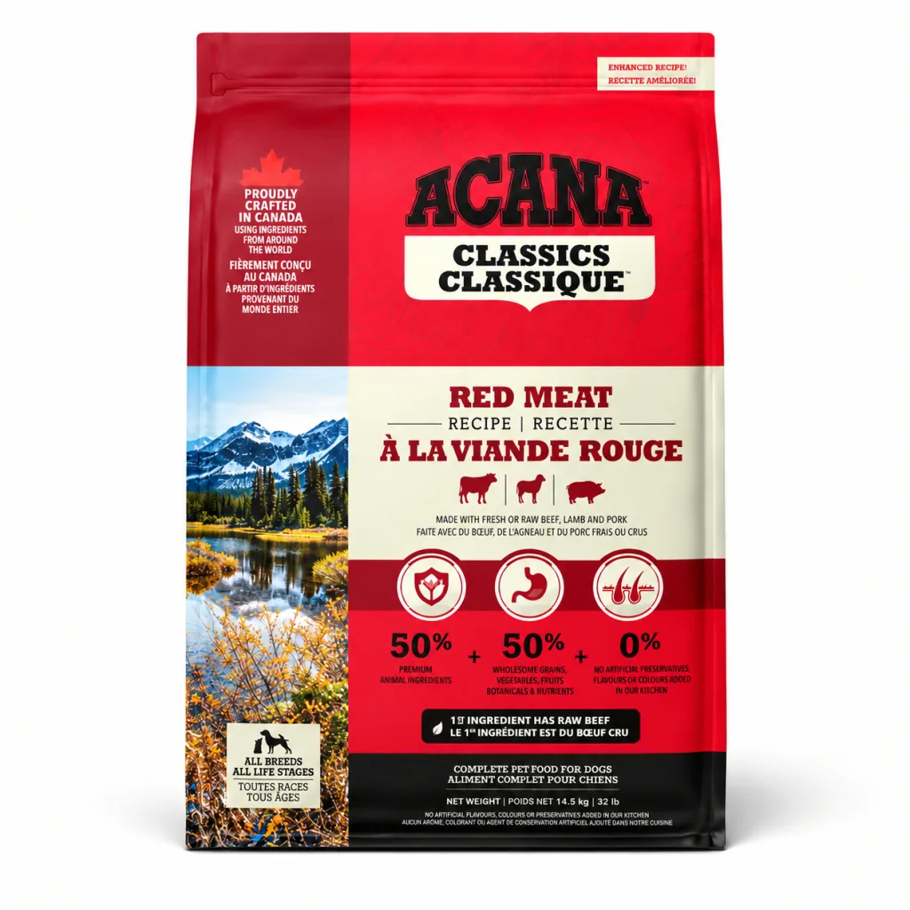 Acana Classics Red Kuzulu ve Sığırlı Köpek Maması ambalaj görseli (5)