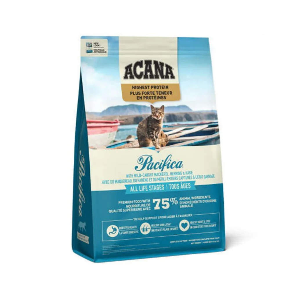 Acana Pacifica Balıklı Tahılsız Kedi Maması ambalaj görseli