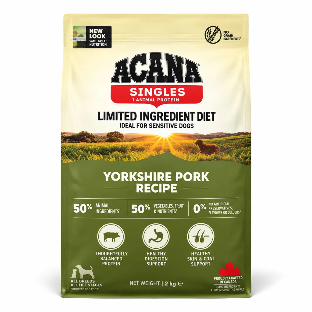 Acana Yorkshire Pork Domuz Etli Tahılsız Köpek Maması ambalaj görseli
