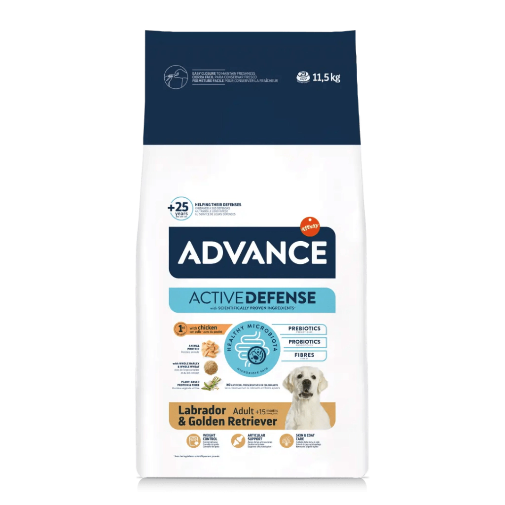 Advance Adult Golden ve Labrador Retriever Yetişkin Köpek Maması ambalaj görseli