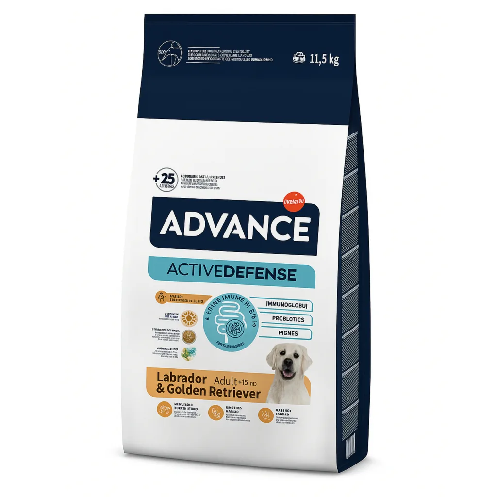 Advance Adult Golden ve Labrador Retriever Yetişkin Köpek Maması ambalaj görseli (2)