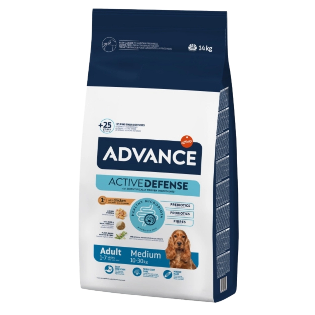 Advance Medium Adult Tavuklu Orta Irk Yetişkin Köpek Maması ambalaj görseli