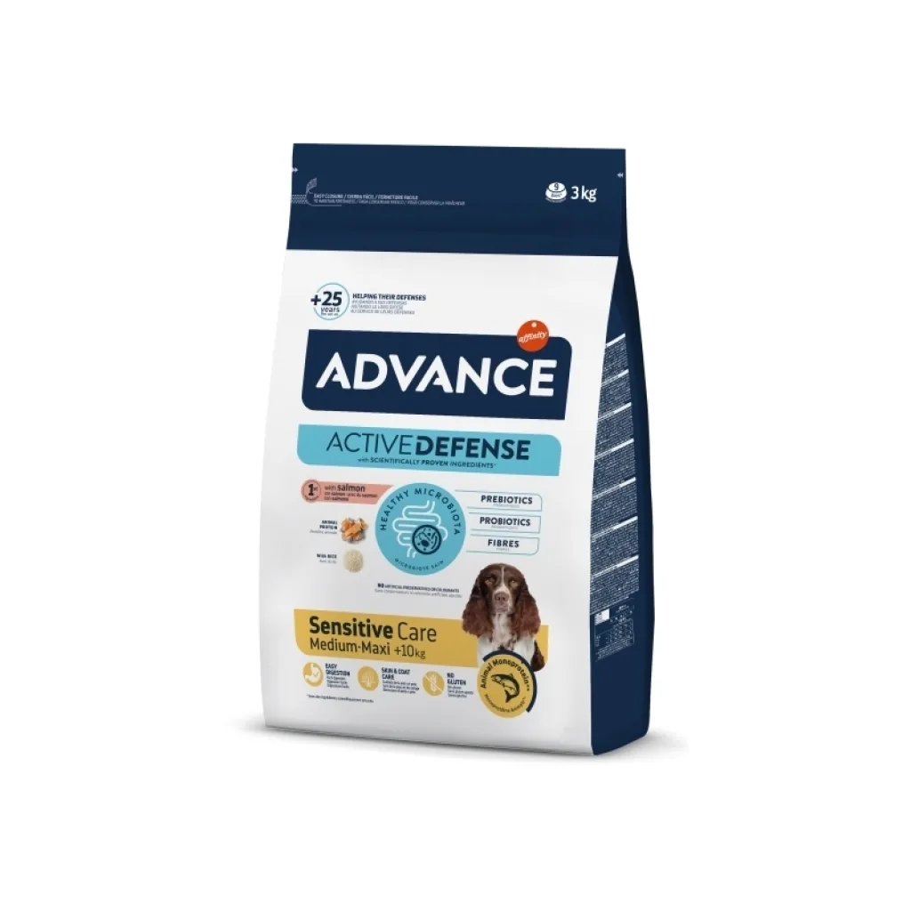 Advance Medium&Maxi Adult Somonlu Orta ve Büyük Irk Yetişkin Köpek Maması ambalaj görseli