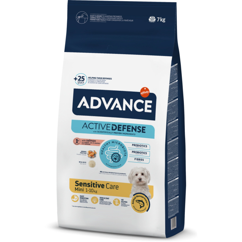 Advance Mini Adult Somonlu Küçük Irk Yetişkin Köpek Maması ambalaj görseli (2)