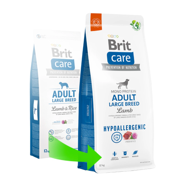 Brit Care Large Adult Mono Protein Kuzulu Büyük Irk Yetişkin Köpek Maması ambalaj görseli (2)