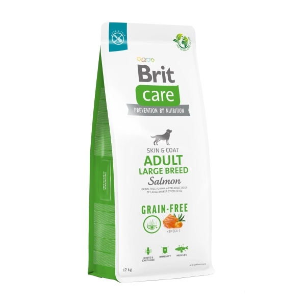 Brit Care Large Adult Somonlu Tahılsız Büyük Irk Yetişkin Köpek Maması ambalaj görseli