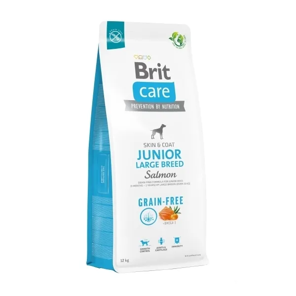 Brit Care Large Junior Somonlu Tahılsız Büyük Irk Yavru Köpek Maması ambalaj görseli