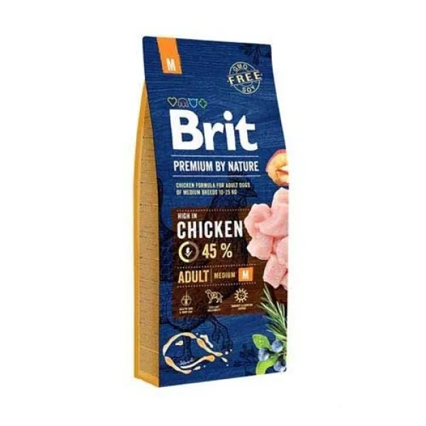Brit Care Premium Tavuklu Orta Irk Yetişkin Köpek Maması ambalaj görseli