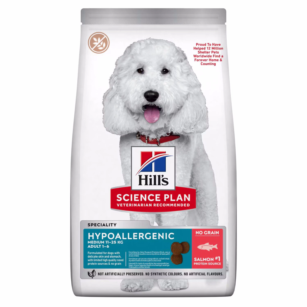 Hill's SCIENCE PLAN Medium Adult Somonlu Orta Irk Yetişkin Köpek Maması ambalaj görseli