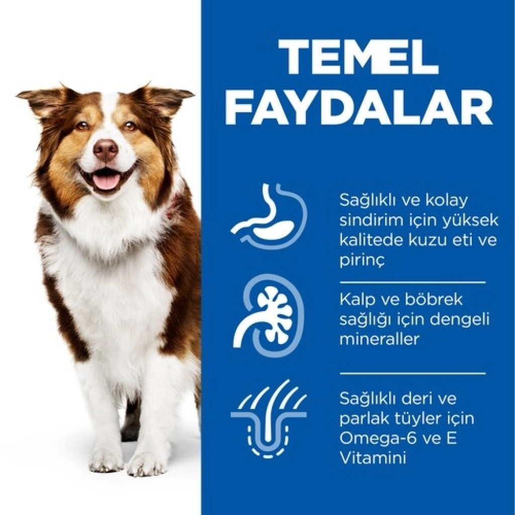 Hill's SCIENCE PLAN Medium Mature Adult 7+ Kuzulu Orta Irk Yaşlı Köpek Maması ambalaj görseli (3)