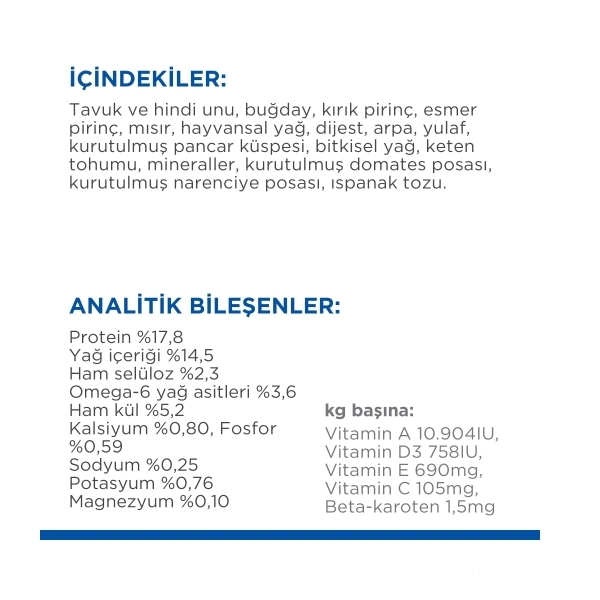 Hill's SCIENCE PLAN Small&Mini Mature Adult 7+ Tavuklu ve Hindili Küçük Irk Yaşlı Köpek Maması ambalaj görseli (4)