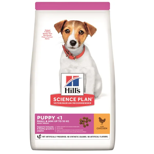 Hill's SCIENCE PLAN Small&Mini Puppy Tavuklu Küçük Irk Yavru Köpek Maması ambalaj görseli