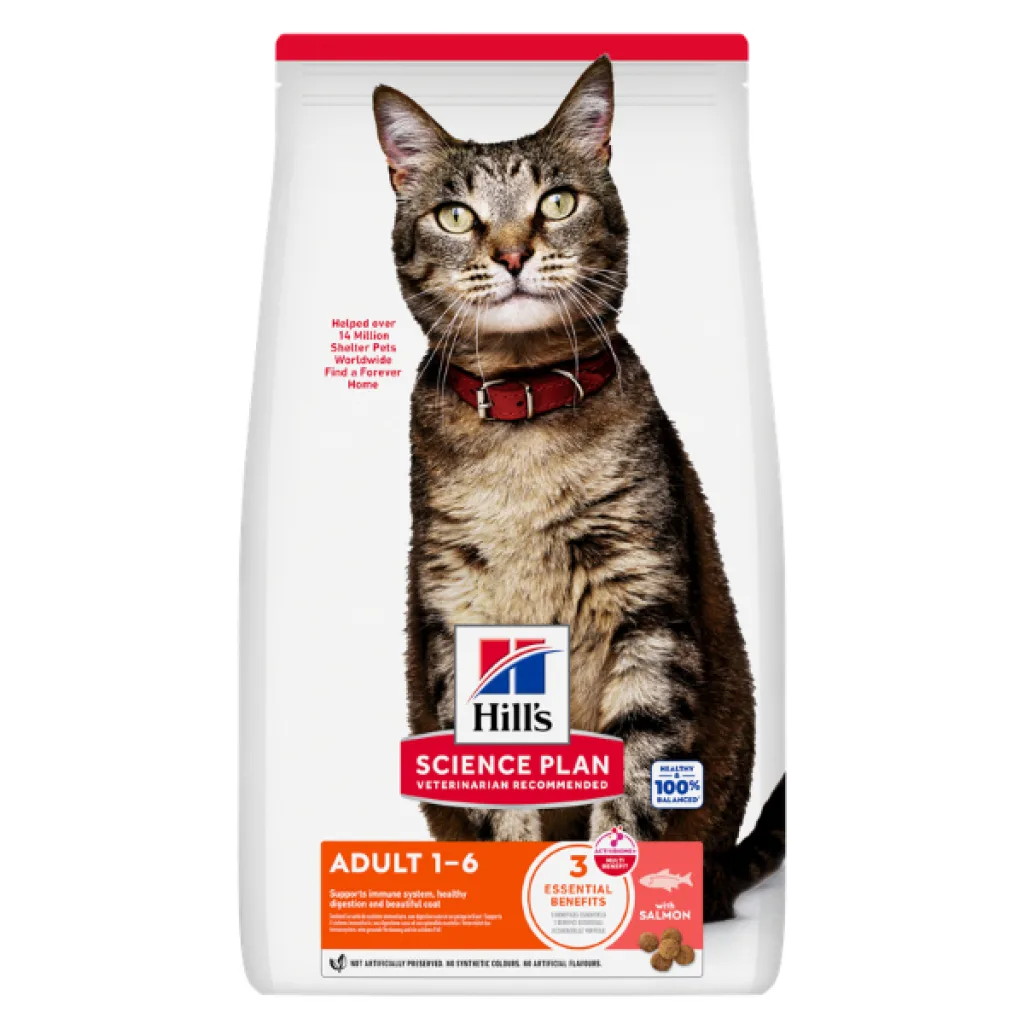 Hill's Science Plan Somonlu Yetişkin Kedi Maması ambalaj görseli