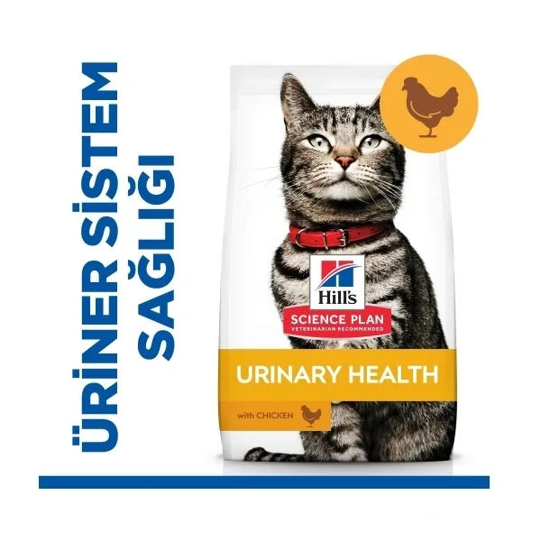 Hill's Science Plan Üriner Sistem Tavuklu Yetişkin Kedi Maması ambalaj görseli