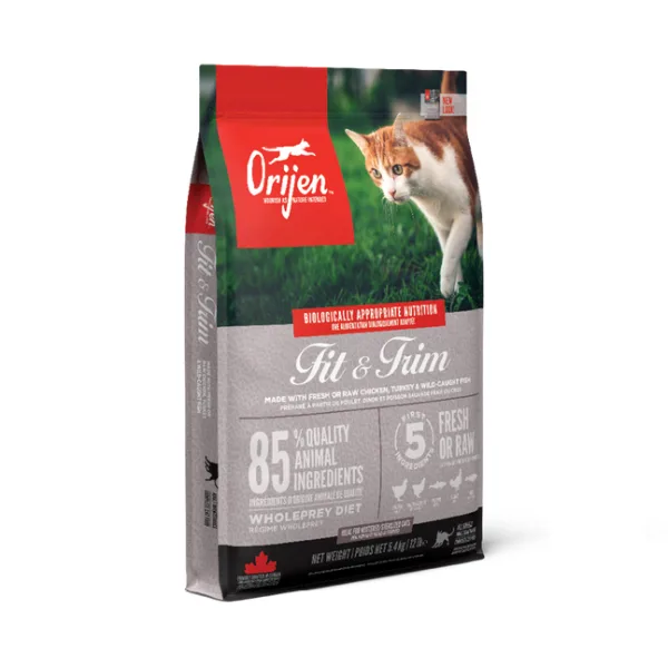 Orijen Fit&Trim Fazla Kilolu Kediler için Light Tahılsız Kedi Maması ambalaj görseli