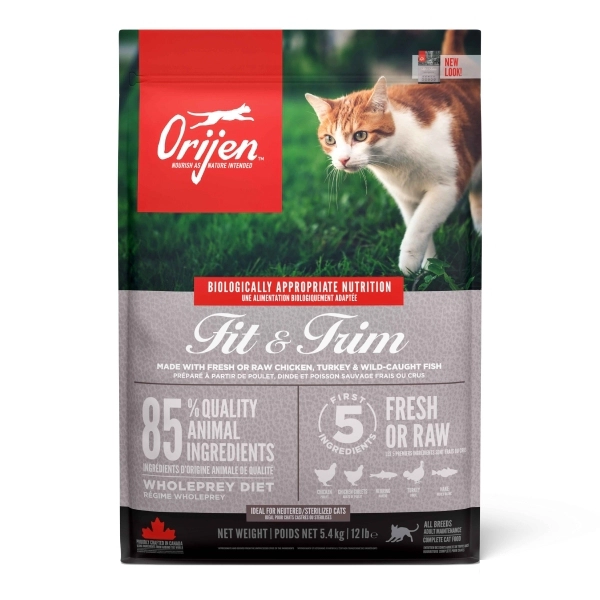 Orijen Fit&Trim Fazla Kilolu Kediler için Light Tahılsız Kedi Maması ambalaj görseli (3)