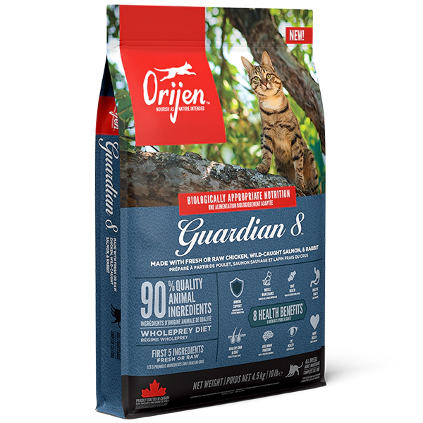 Orijen Guardian 8 Yetişkin Kedi Maması ambalaj görseli