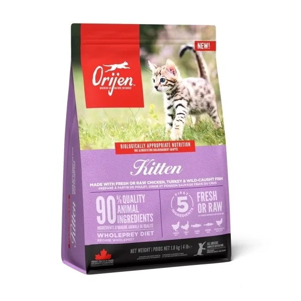 Orijen Kitten Tahılsız Yavru Kedi Maması ambalaj görseli