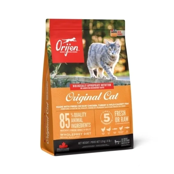 Orijen Original Cat Yavru ve Yetişkin Kedi Maması ambalaj görseli
