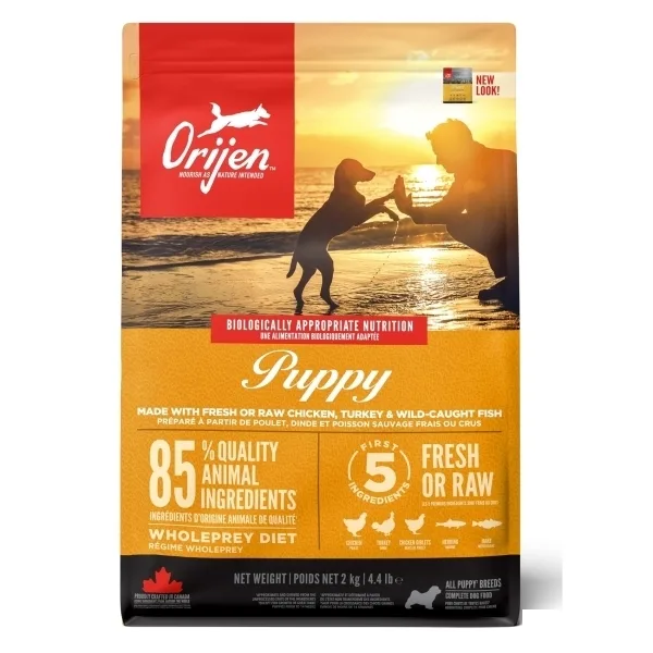 Orijen Puppy Tavuklu Hindili ve Ringa Balıklı Tahılsız Yavru Köpek Maması ambalaj görseli