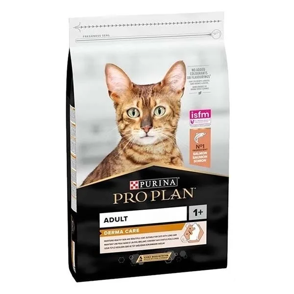 Pro Plan Derma Care Somonlu Yetişkin Kedi Maması ambalaj görseli