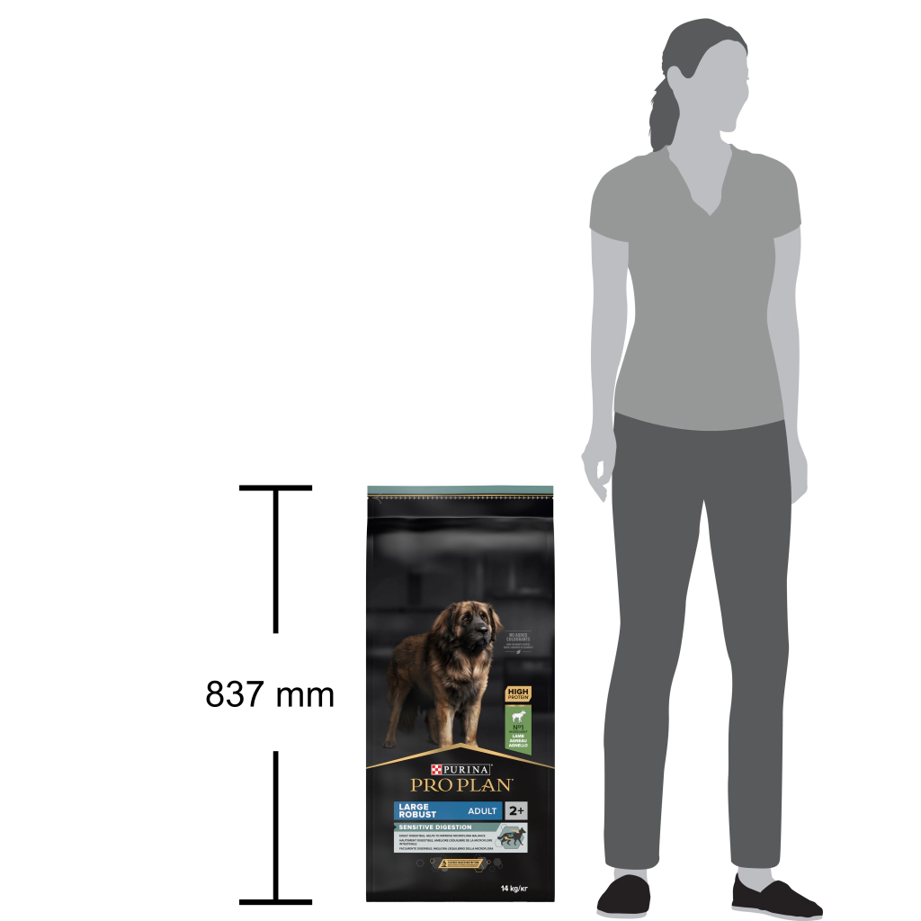 Pro Plan Large Robust Adult Kuzu Etli Pirinçli Büyük Irk Yetişkin Köpek Maması ambalaj görseli (2)