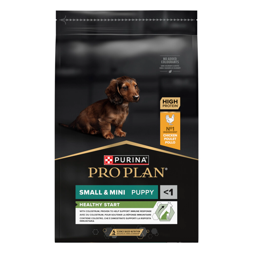 Pro Plan Small&Mini Puppy Healthy Start Tavuklu Küçük Irk Yavru Köpek Maması ambalaj görseli (2)