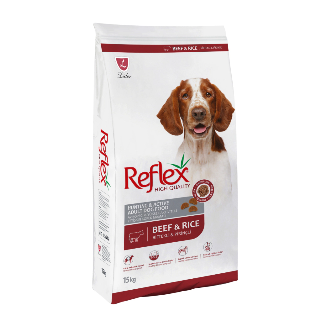 Reflex Active Biftekli Yetişkin Köpek Maması ambalaj görseli