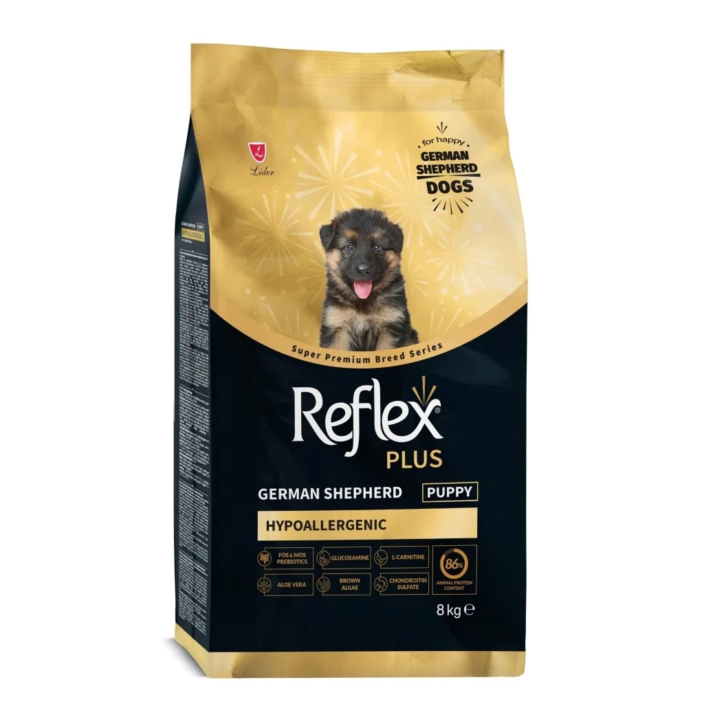 Reflex Plus German Shepherd Yavru Köpek Maması ambalaj görseli