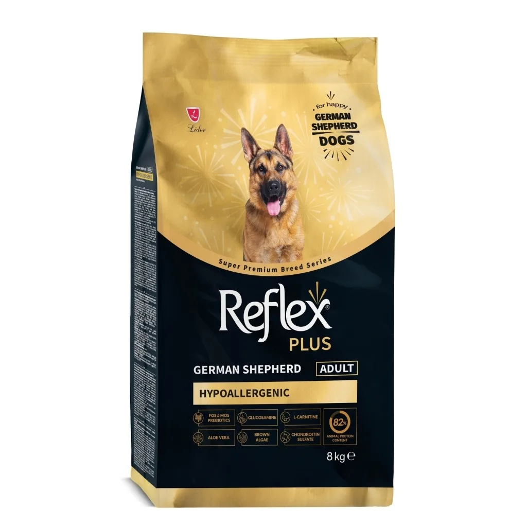 Reflex Plus German Shepherd Yetişkin Köpek Maması ambalaj görseli