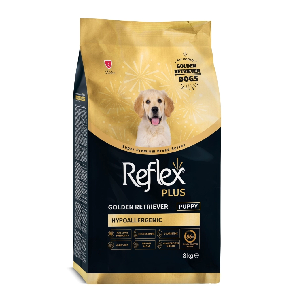 Reflex Plus Golden Retriever Yavru Köpek Maması ambalaj görseli