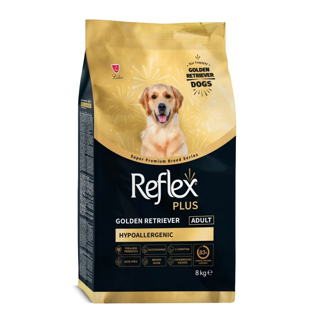 Reflex Plus Golden Retriever Yetişkin Köpek Maması ambalaj görseli
