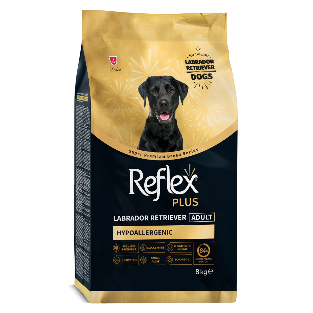 Reflex Plus Labrador Retriever Yetişkin Köpek Maması ambalaj görseli