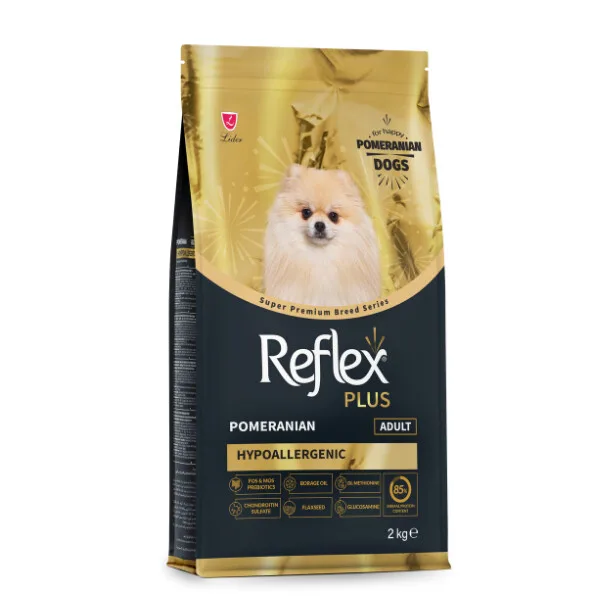 Reflex Plus Pomeranian Yetişkin Köpek Maması ambalaj görseli