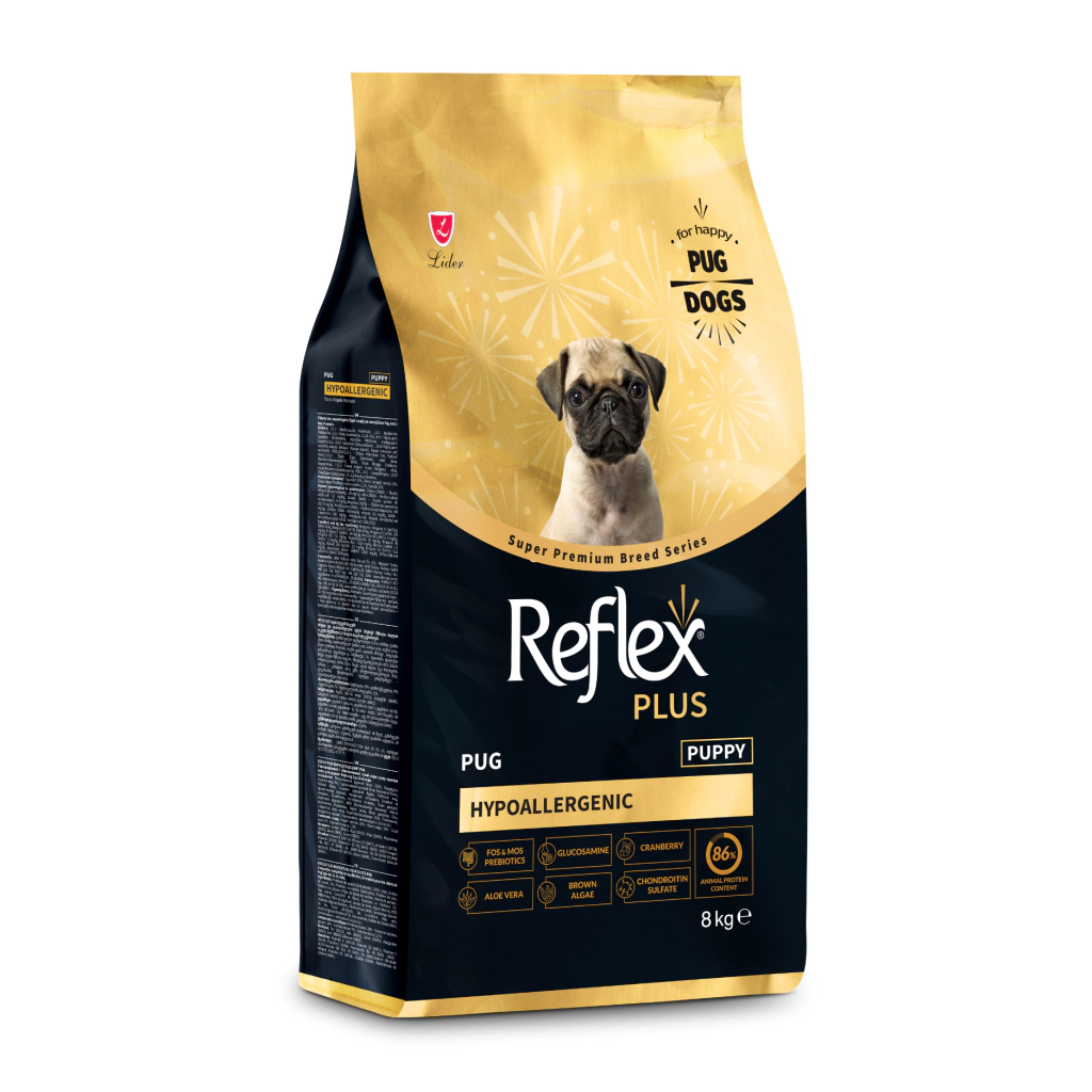 Reflex Plus Pug Yavru Köpek Maması ambalaj görseli