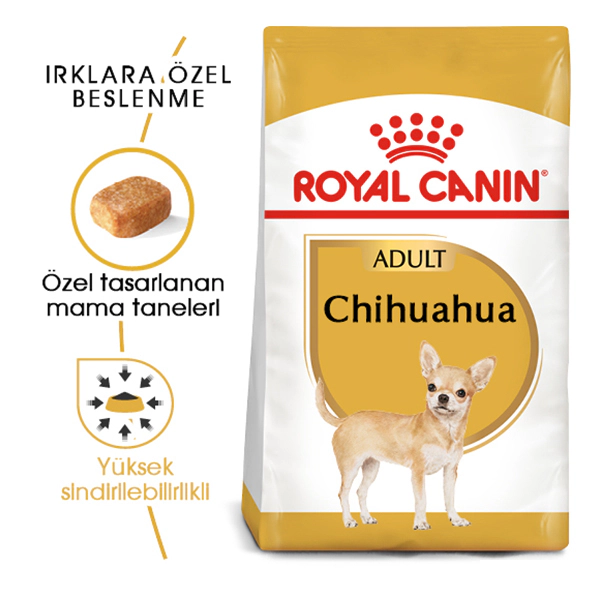 Royal Canin Chihuahua Adult Yetişkin Köpek Maması ambalaj görseli (2)
