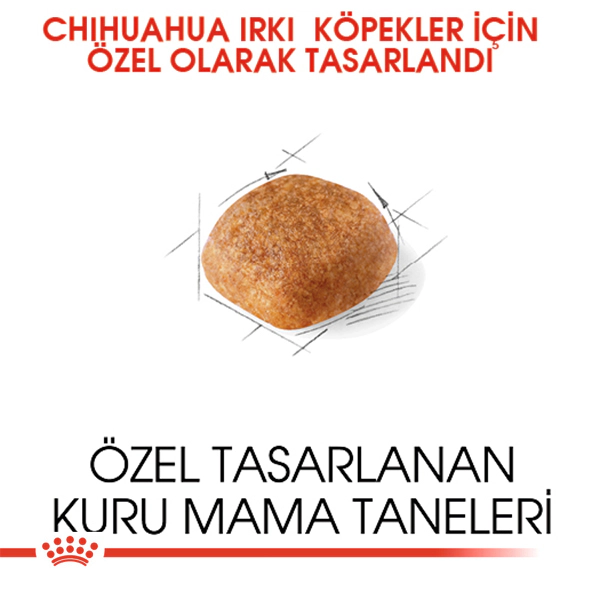 Royal Canin Chihuahua Adult Yetişkin Köpek Maması ambalaj görseli (5)