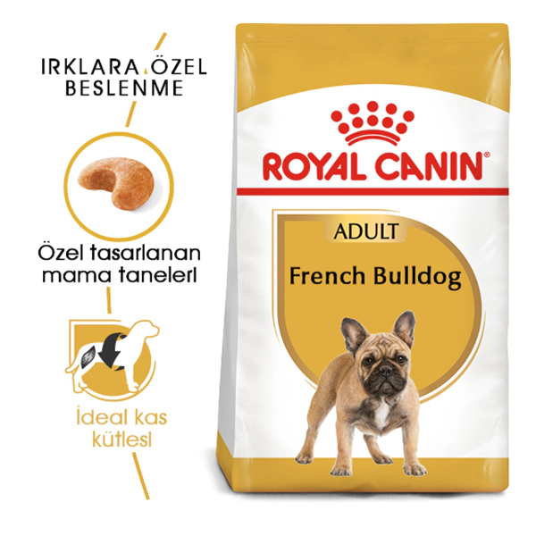 Royal Canin French Bulldog Adult Yetişkin Köpek Maması ambalaj görseli (2)