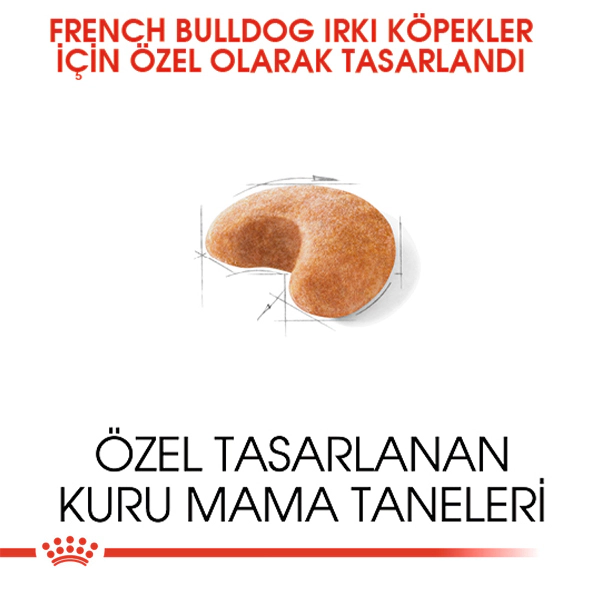 Royal Canin French Bulldog Adult Yetişkin Köpek Maması ambalaj görseli (5)
