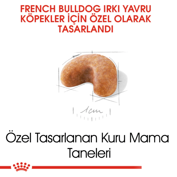 Royal Canin French Bulldog Puppy Yavru Köpek Maması ambalaj görseli (4)
