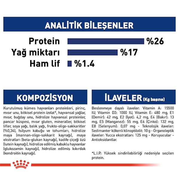 Royal Canin Maxi Adult Büyük Irk Yetişkin Köpek Maması ambalaj görseli (3)