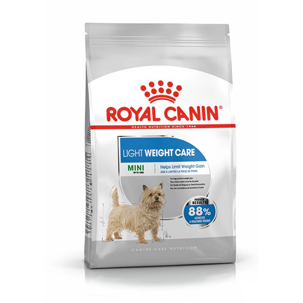 Royal Canin Mini Light Weight Care Yetişkin Köpek Maması ambalaj görseli