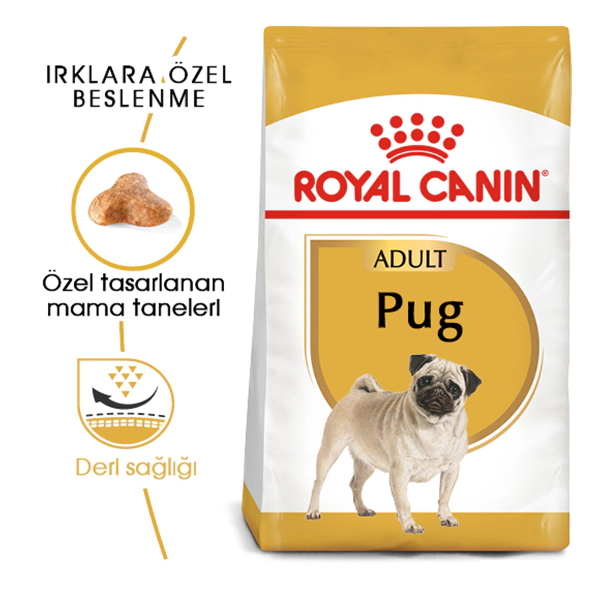 Royal Canin Pug Adult Yetişkin Köpek Maması ambalaj görseli (2)