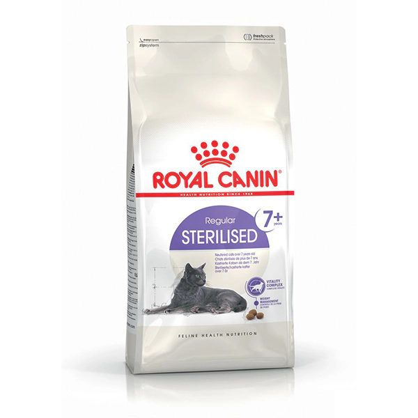 Royal Canin Sterilised 7+ Kısırlaştırılmış Yaşlı Kedi Maması ambalaj görseli