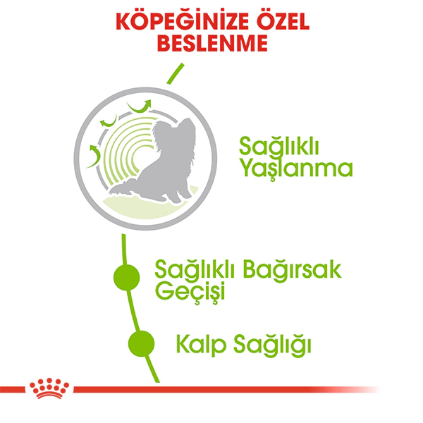 Royal Canin X-Small Ageing 12+ Ekstra Küçük Irk Yaşlı Köpek Maması ambalaj görseli (3)