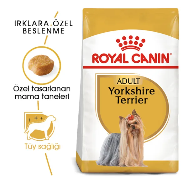 Royal Canin Yorkshire Terrier Adult Yetişkin Köpek Maması ambalaj görseli (2)
